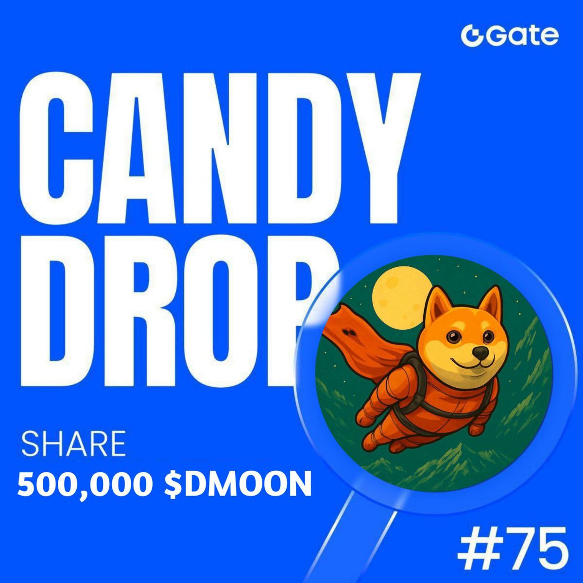 🚨 CANDY DROP ALERT 🚨
<a href="/Gate/">Gate</a> X $DogeMoon 
500,000 $DMOON up for grabs 🍬🔥

Don’t miss this EASY win 👇
• Like &amp; Share 🚀
• Follow the both pages ✅
• Submit your $SOL wallet 💰

⏳ First come, first served
🎯 Lucky winners announced soon

#DogeMoon #Airdrop #Crypto #Solana