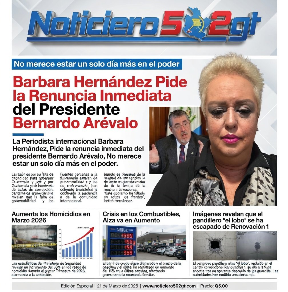 🚨Noticiero-502gt🚨📰🇬🇹📢 (La Voz de la Noticia) tweet media