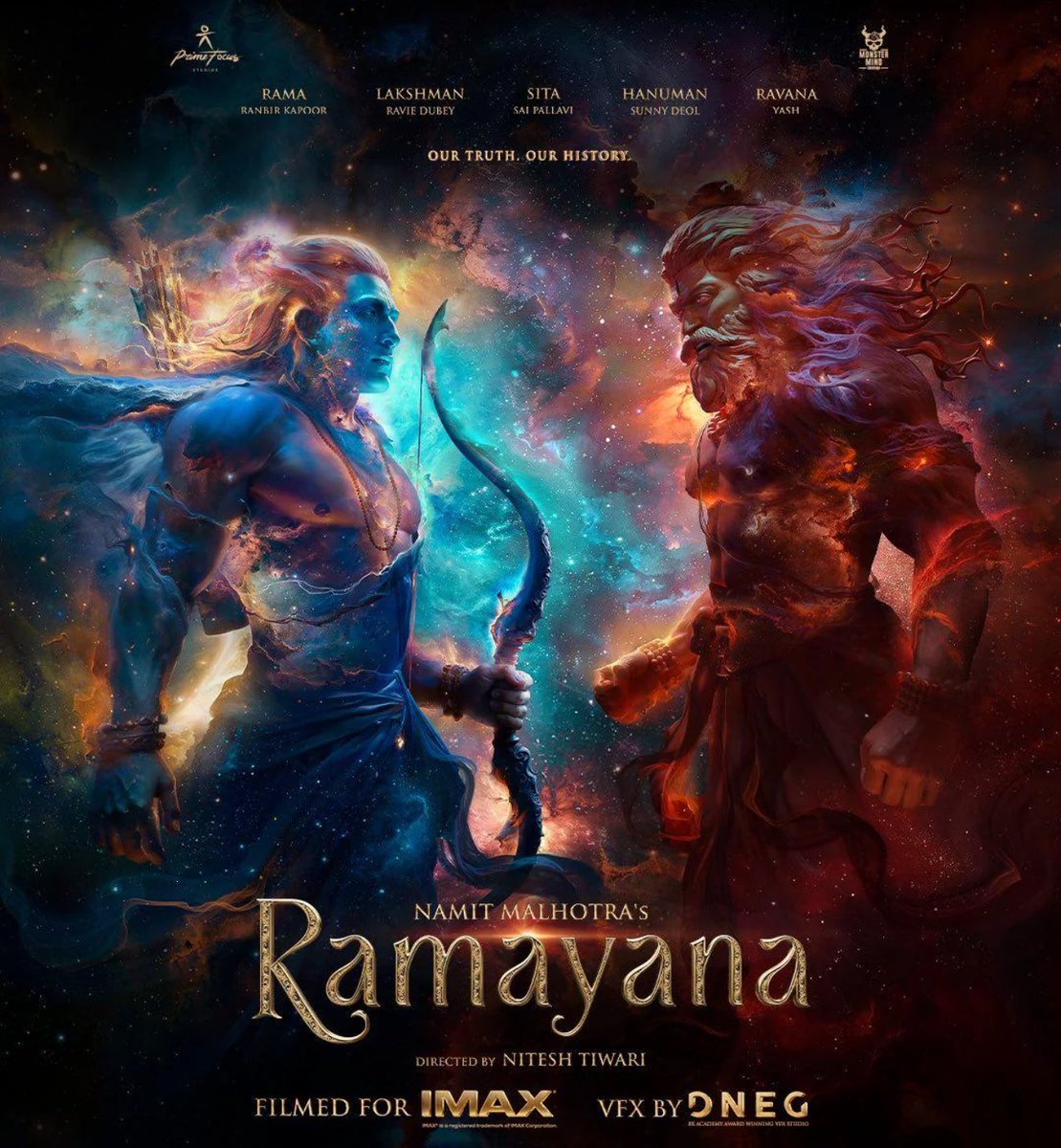 RAMAYANA IS COMING 🔥🔥🔥

Hold your breathe, if you are thinking #Dhurandhar2 is a PEAK BOX-OFFICE GAME for BOLLYWOOD then be ready to.. 

SHOCK - STUNNED and SURPRISED because ye NAYA BOLLYWOOD HAI.. HUGE HUGE 300cr FIRST DAY LOADING 💥✅