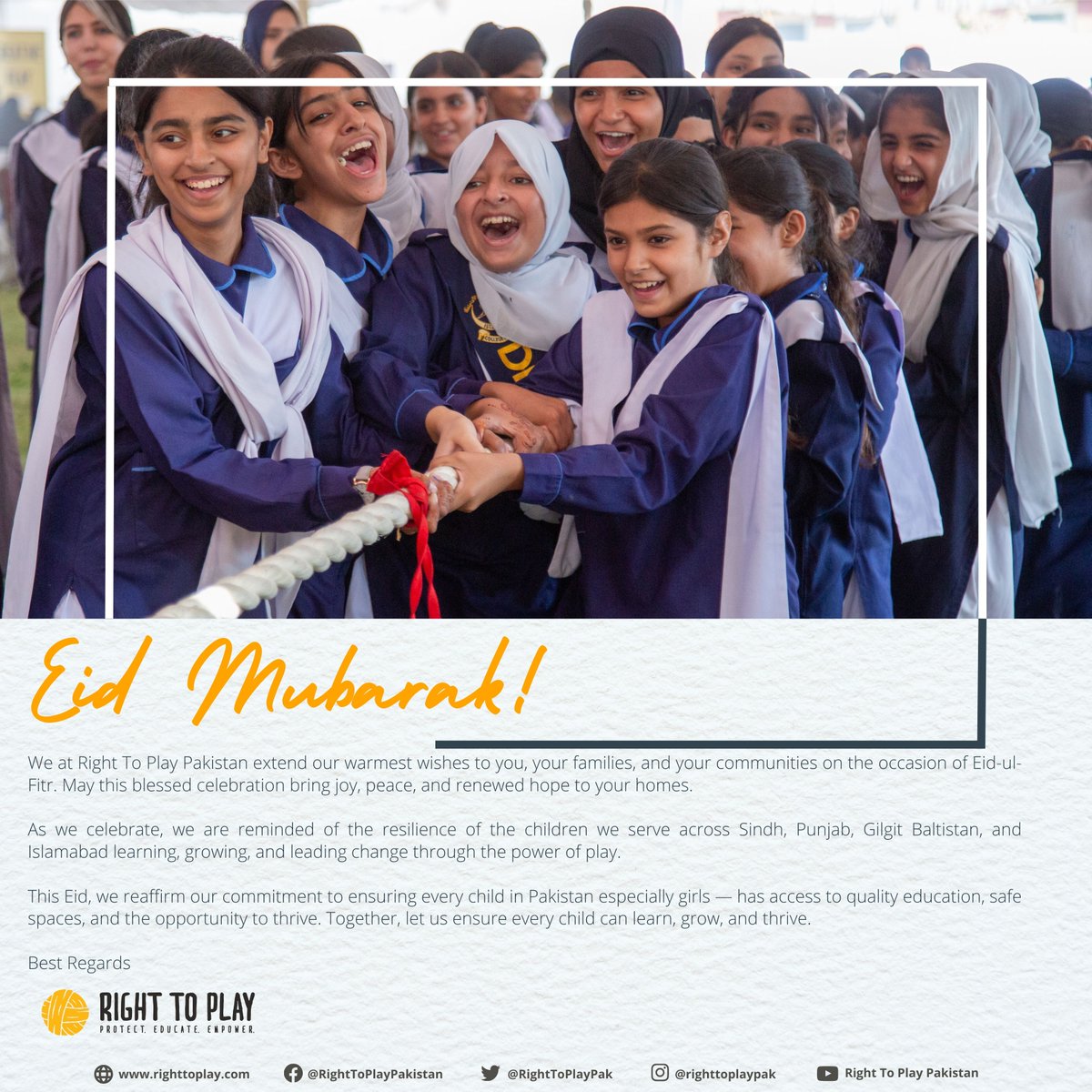 Right To Play Pak tweet media