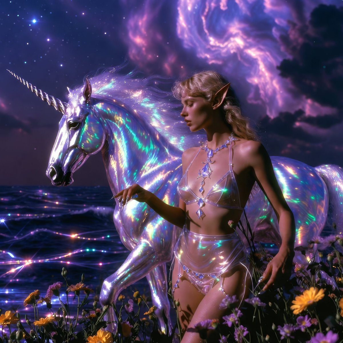 kidkrayon's tweet image. Trippin' on #unicorns of late ✨️🦄🐈‍⬛
#AIart️️️️️️️️️️️️️️️️️️️️️️️️️️️️️️️️️️️️️️️️️️️️️️️️️️️ #Elvish #AIアート #AI生成アート