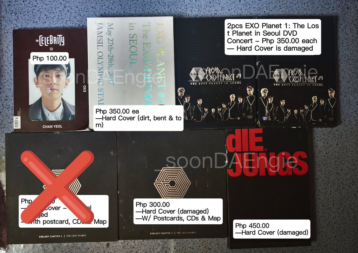 𝓭𝓪𝓷𝓲𝓮 🌼 | EXO BENTABLES 📌 wts lfb tweet media