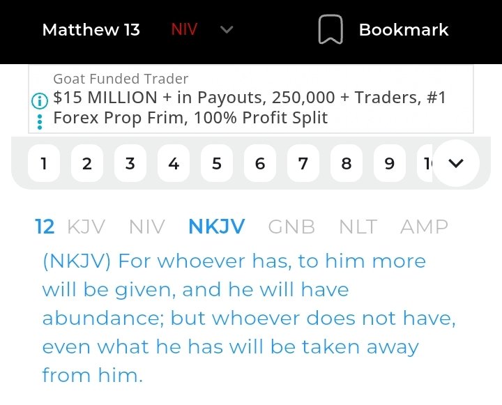 Matthew 13:12

Aspire for more, but don't let greed take control. 🙂‍↔️