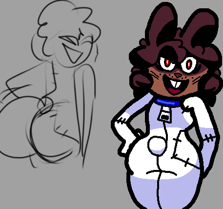 gavitrothe2nd's tweet photo. Someone inevitably had to try drawing Vannabelle in THAT concept art pose.
#FiveNightsAtFrickbears3 https://t.co/5tni1ZF0nL