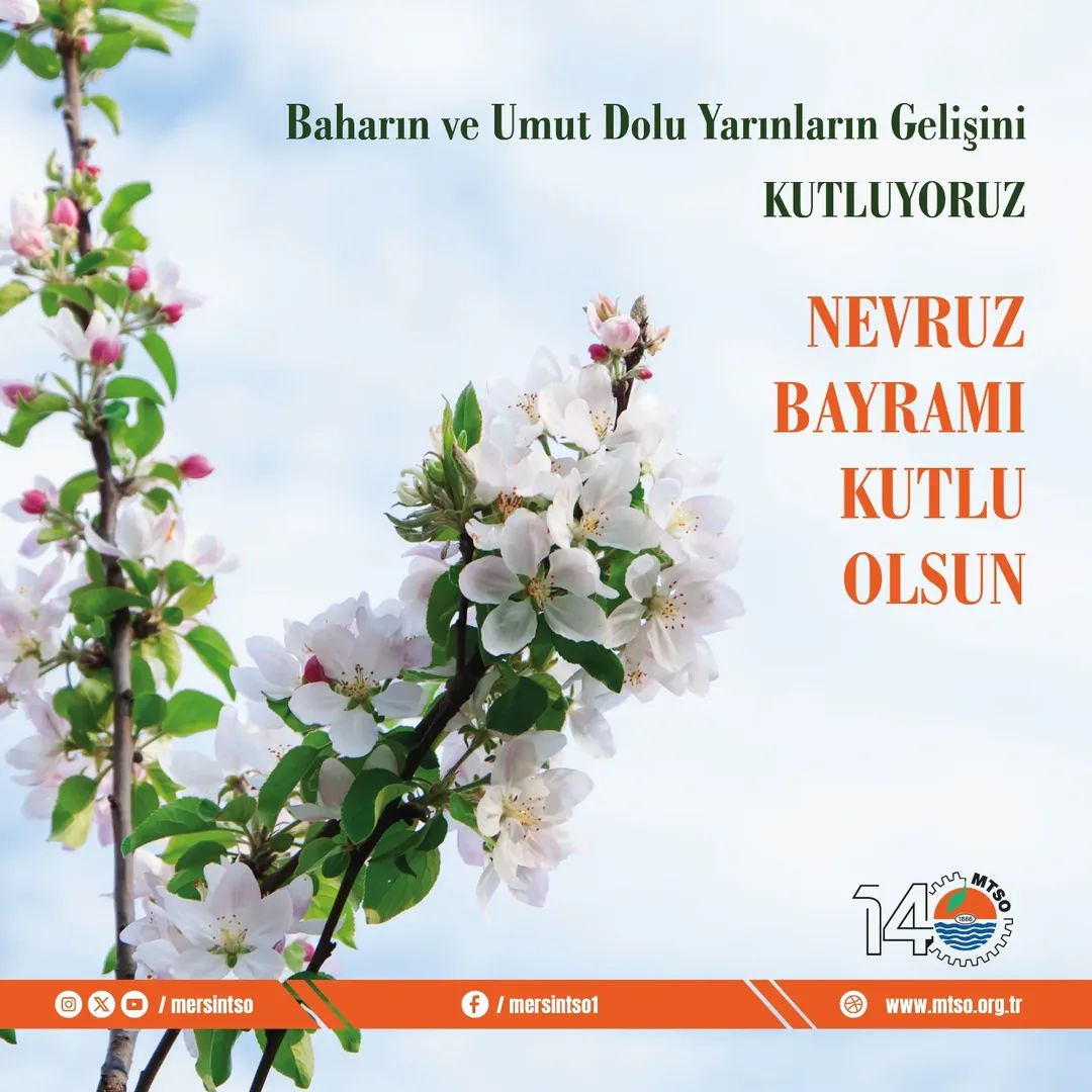 HakanSefaCakir_'s tweet photo. Baharın müjdecisi, kardeşlik ve beraberliğin simgesi olan Nevruz Bayramı’nın ülkemize ve tüm insanlığa huzur, barış ve bereket getirmesini diliyorum. 🌱✨
Nevruz Bayramımız kutlu olsun! 🕊️🤝
#Nevruz #Mersin #MTSO https://t.co/USFvFaABx8