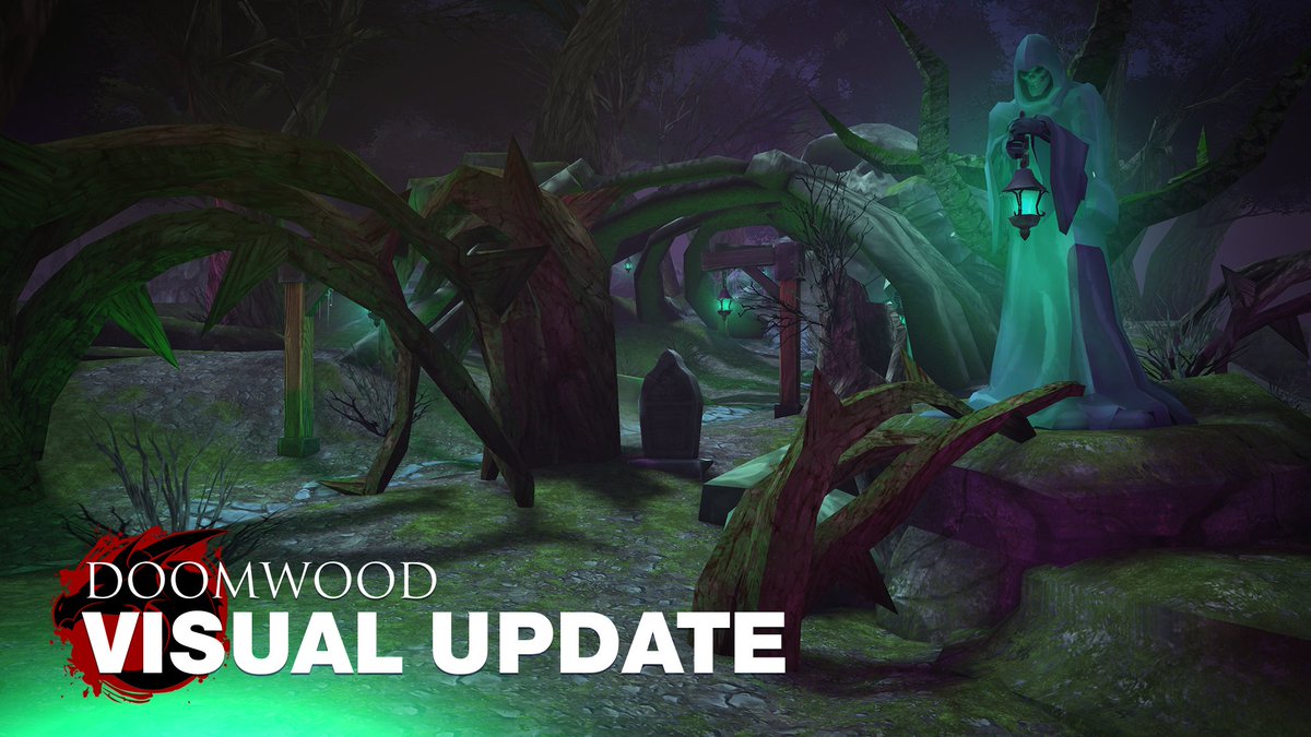 ArtixKrieger's tweet image. Doomwood reborn and Void Rifts unleashed in AQ3D's new update! 
Void Rifts in Doomwood, visual updates to Doomwood, Voidslayer statues, Chibi Voidslayer Knights, and a new frog questline + froggy themed items.
Check it out aq3d.com/news/voidslaye…
~B #aq3d #mmo #rpg