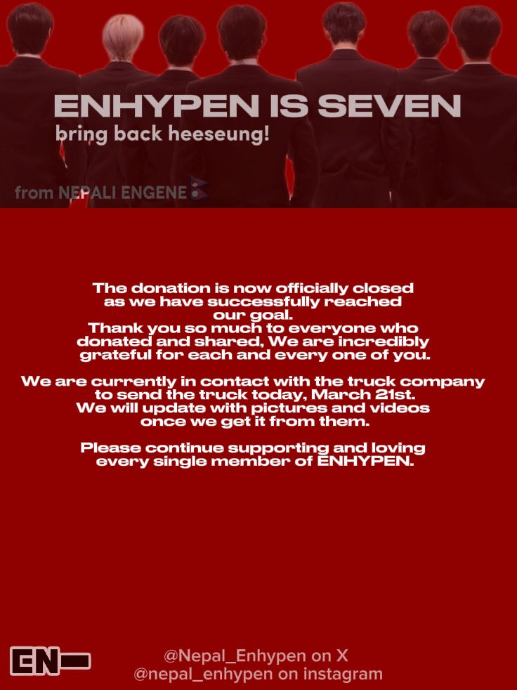 Enhypen Official Nepal tweet media