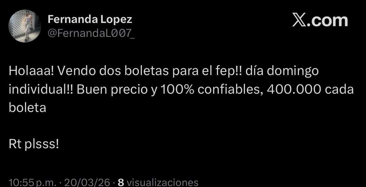 Estafas Boletas Colombia ⚠️‼️ tweet media