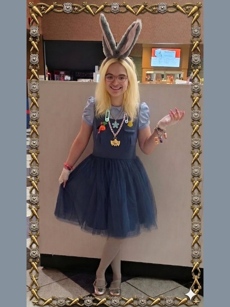 BrokenRoese's tweet photo. Ready to make the world a better place, one carrot at a time!​🥕👮‍♀️✨ Reporting for duty as Officer Rose. ​#ZootopiaCosplay. ​#JudyHopps. ​#OfficerRose. ​#CosplayLife. ​#BunnyOnDuty. https://t.co/gOTbhyQAFQ
