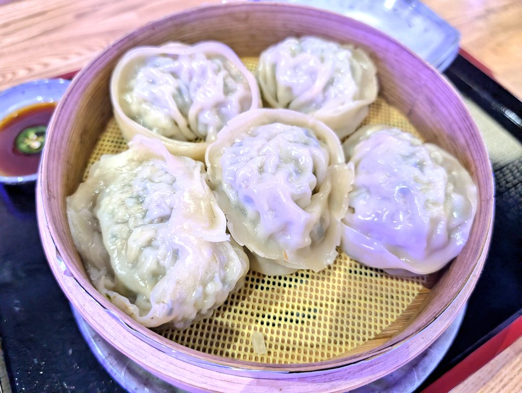 Xtayton's tweet photo. Tried out a relatively new place, they don't have any socials. Moranok Dallas, located in the newly built Hmart Dallas.
- Steamed Dumplings
- Bibim Naengmyun with Bulgogi
- Doseolleongtang 
- And more Bibim Naengmyun the chef gave us from making extra. https://t.co/3qY7GViRXa