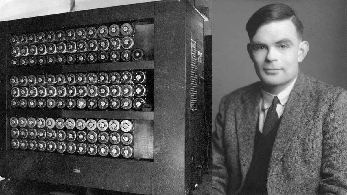 sameepkat's tweet photo. > Be Alan Turing

> 1930s mathematician
> defines what computation is
> invents Turing Machine
> WWII
> breaks Enigma
> helps shorten war
> asks “can machines think?”
> creates Turing Test
> seeds AI

> persecuted
> dies at 41

Modern computing + AI, all trace back to him https://t.co/5tEbQocijv