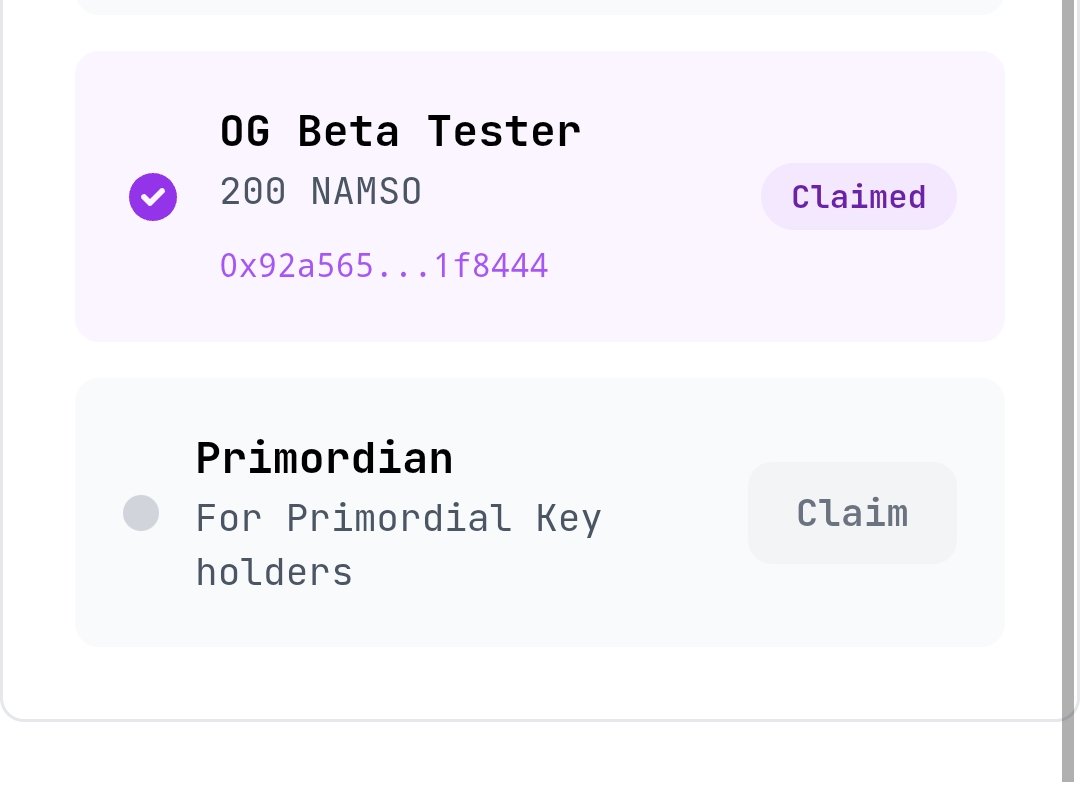 eheads_016's tweet photo. @namsolabs I already minted Primordian key since minting  had start, Still I can't claim. https://t.co/ciHibwR2we