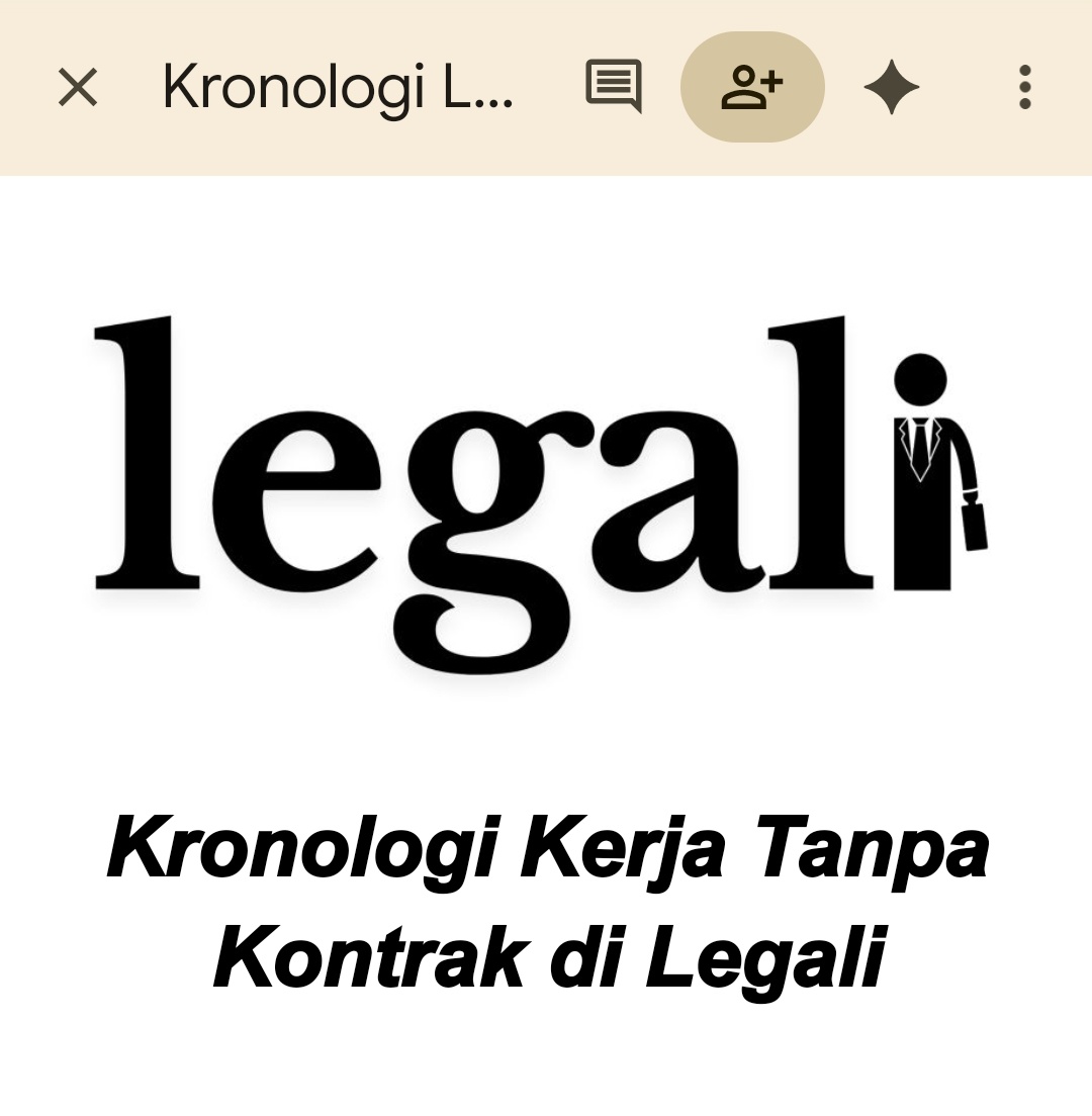 🎉THR alias Thread Hari Raya, hadiah spesial untuk Irawati Puteri 🎉

exposing kerja tanpa kontrak, eksploitasi pekerja, dan pencatutan nama institusi 

<a href="/kawalirawati/">Kawal Irawati Puteri</a> #kawalirawatiputeri