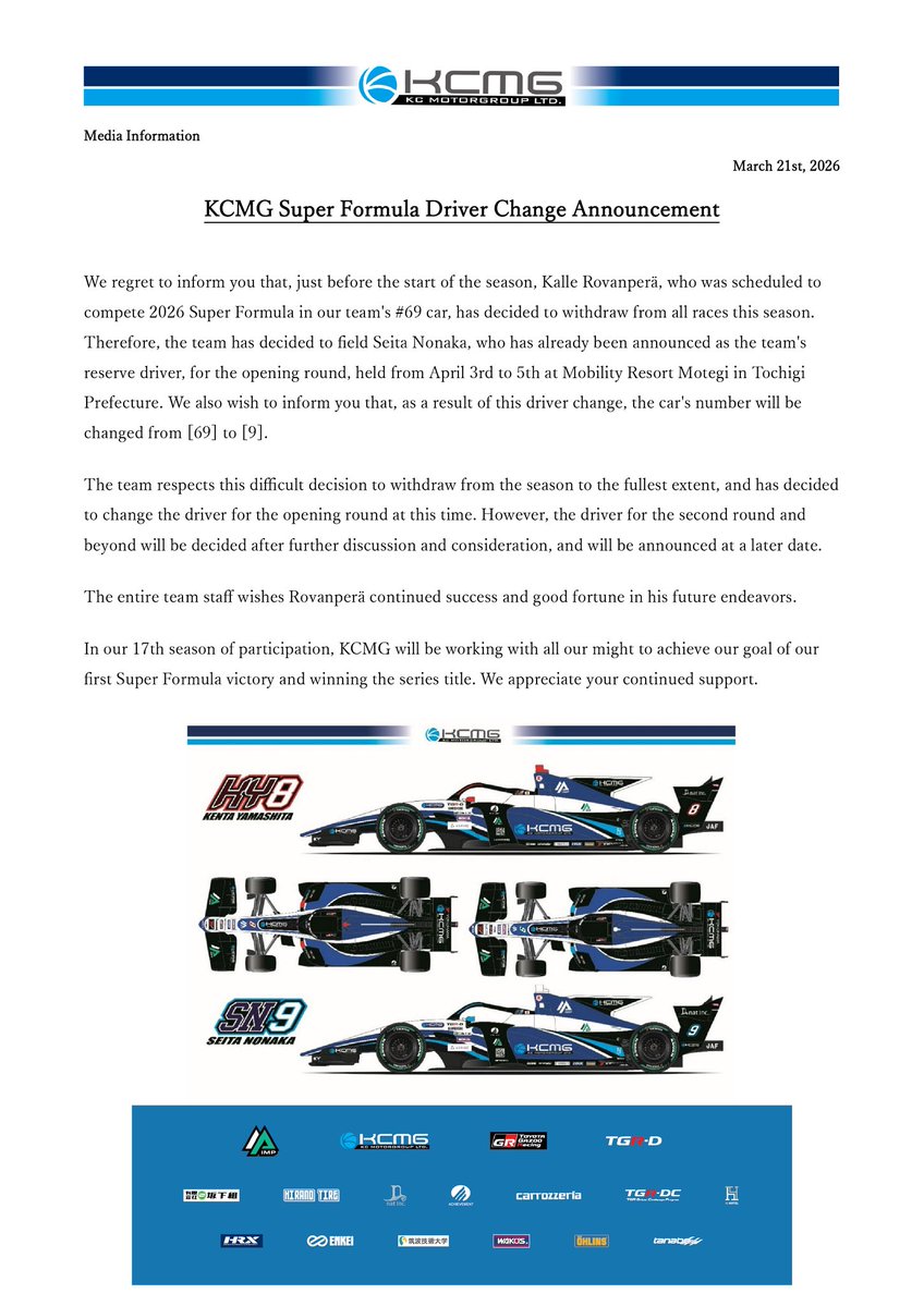 KCMG Japan_official tweet media