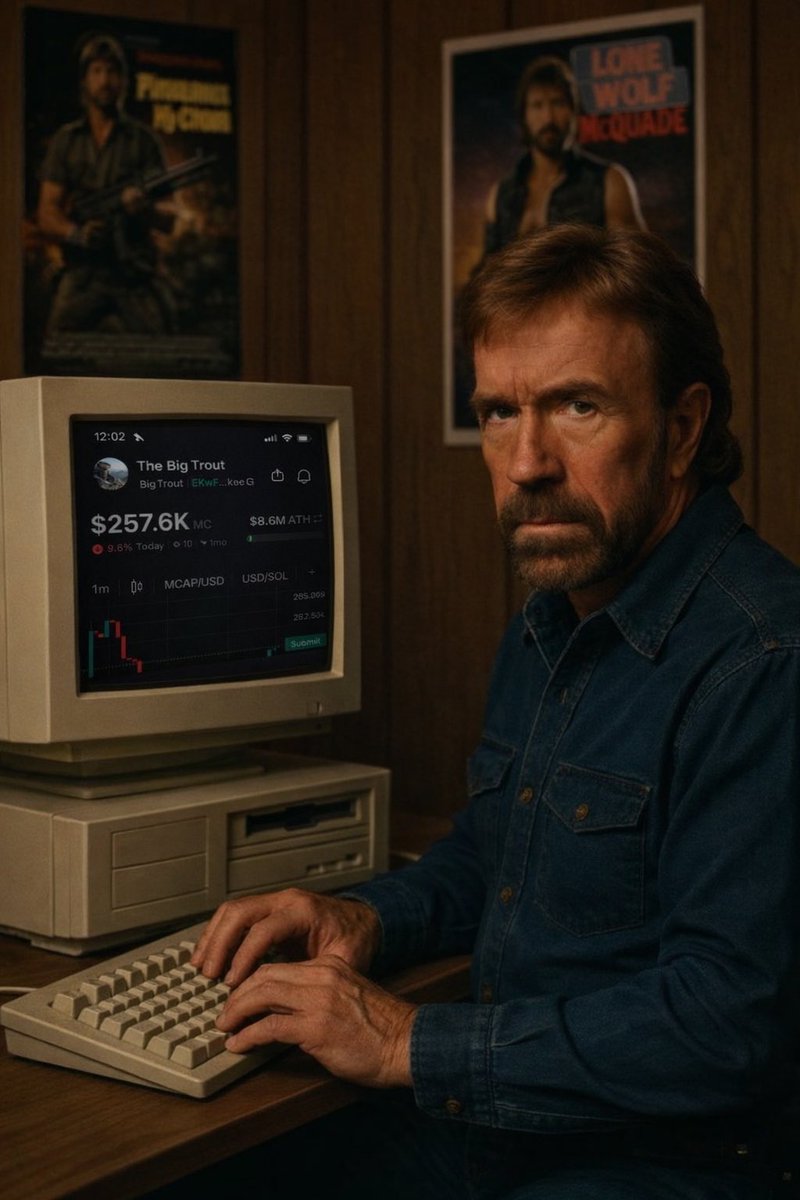 notadubzmusic's tweet photo. They said Chuck Norris was unstoppable… so is $BigTrout

HODL strong trout fam 💪🏻 

Nothing tangible has changed

Still a strong community, still a great meme- nothing has changed

Still very undervalued 📈

Imo, still a buy and HODL until any other news comes about 🐟 https://t.co/HjN4LWupZB