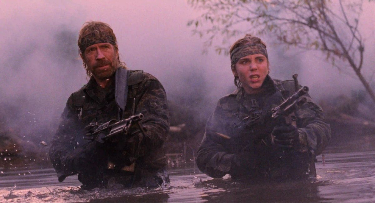 WolfsKumite's tweet image. #NowWatching "Sidekicks" (1992)

Finishing up a sad day, with a happy memory. Thanks Chuck...rest well.