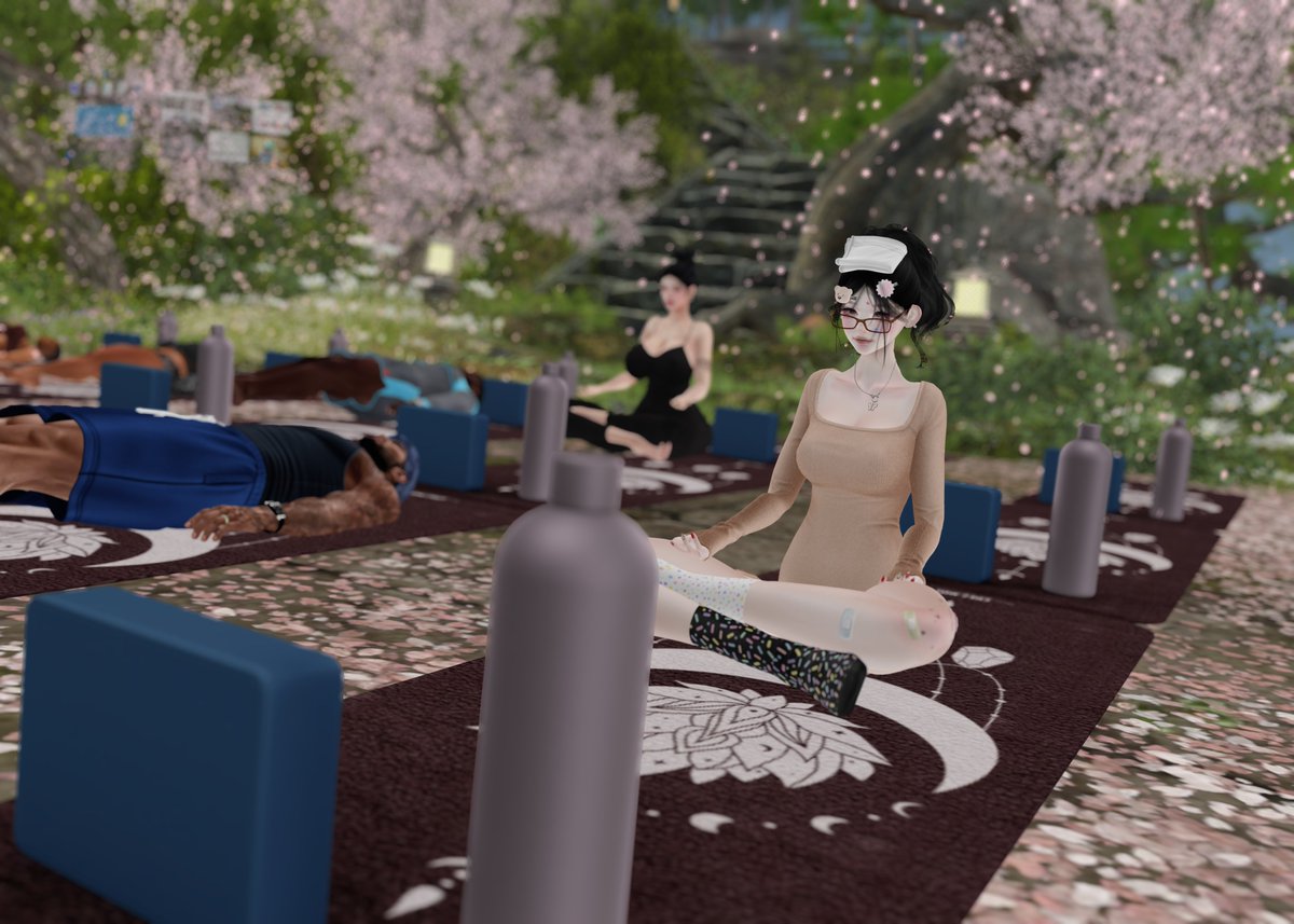 Tsubaki_resort's tweet photo. Our Zumba Classes and Guided Imagery Sessions , the perfect balance of movement and relaxation. Dance your way through a fun, high-energy workout that gets your heart pumping and lifts your mood!
Class by : @shuukiko
Video & Photo by : @mencsz
#SecondLife #secondlifeRP https://t.co/WhKhaWcocI