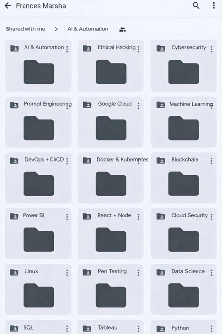 details_with_ai's tweet photo. All Paid Courses (Free for First 4500 People)

 𝗣𝗮𝗶𝗱 𝗖𝗼𝘂𝗿𝘀𝗲 𝗙𝗥𝗘𝗘 (PART - 1)
 1. Artificial Intelligence
 2. Machine Learning
 3. Prompt Engineering
 4. Claude,Chatgpt,Grok
5. Data Analytics
6. AWS Certified
 7. Data Science
8. BIG DATA
9. Python
10. Ethical Hacking

(72 Hours only )

To get-
 1. Follow me
 2. Like + Repost
 3. Reply " All " to get DM