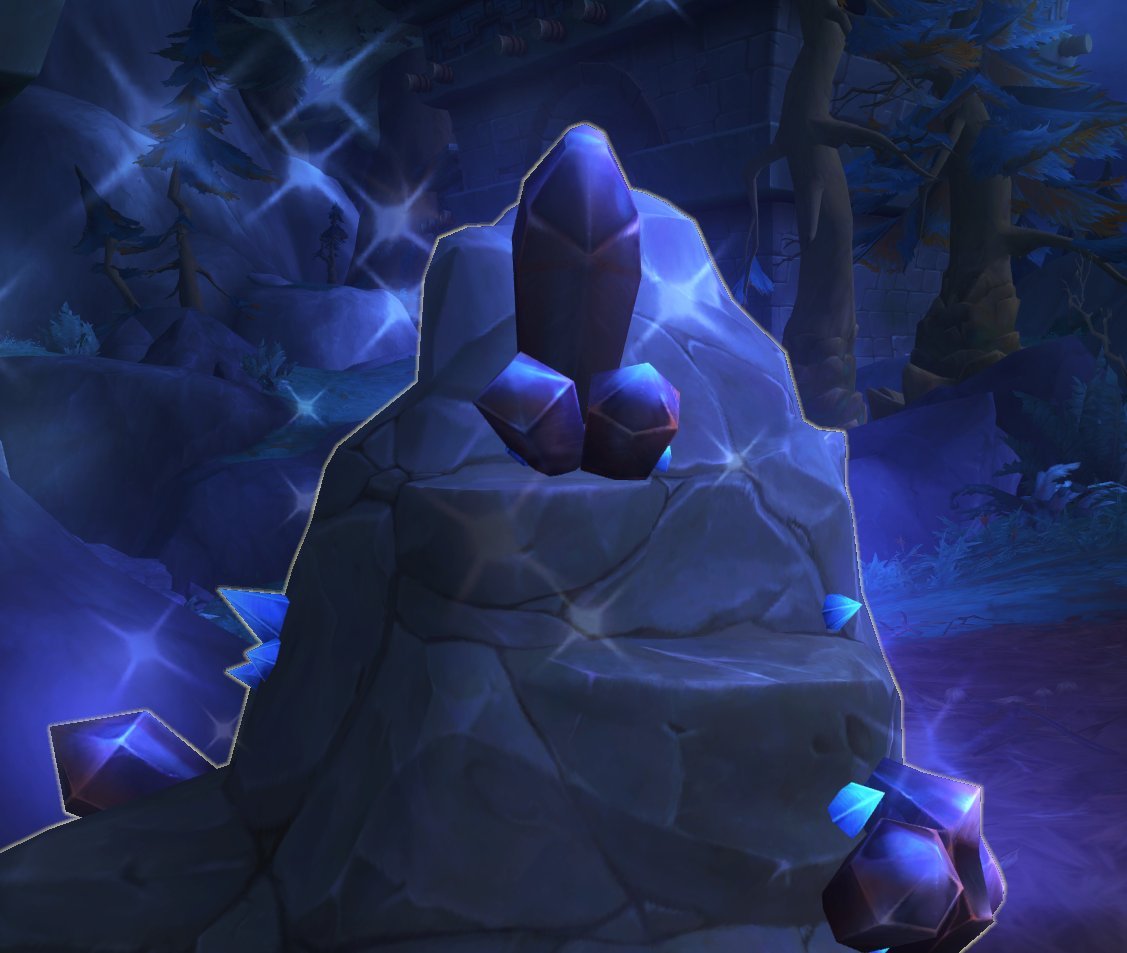 Los minerales de Midnight están curiositos. Este en particular tiene algo que llama la atención.