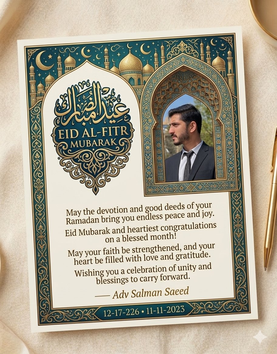 Slmnkhn_1's tweet photo. #Eid #Mubarak! 🌙✨
May Allah bless everyone and your loved ones with good health, happiness, and endless blessings.
May this joyous occasion bring peace, love, and success into your life.
Wishing beautiful Eid filled with smiles, positivity, and new beginnings..

#2026AD https://t.co/tEXaQPpYcO