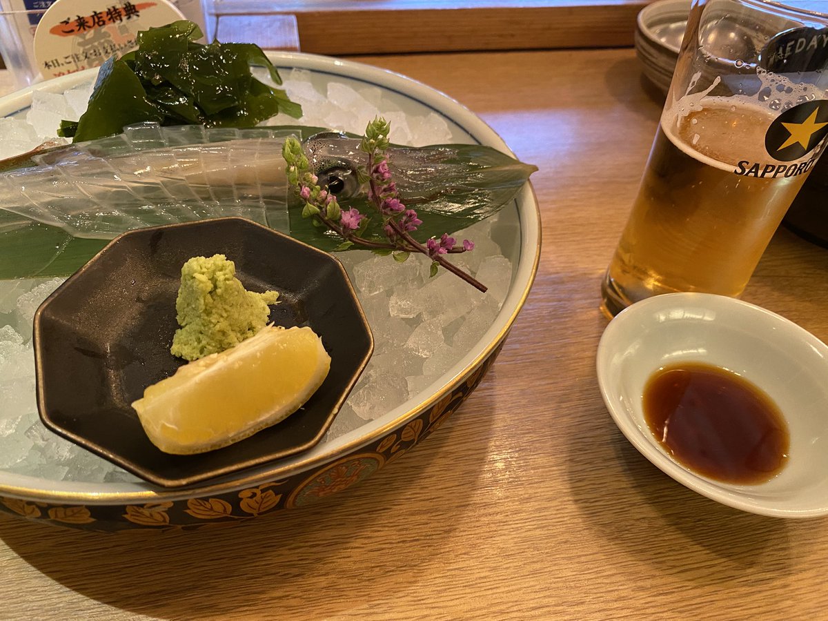 yoz1_fool's tweet photo. もつ鍋！いか！ https://t.co/u0ymZfrNkv