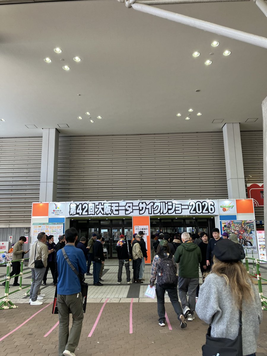 tomo_kibidango's tweet photo. 今年も来ました大阪モーターサイクルショー https://t.co/Mbve2nEtYT