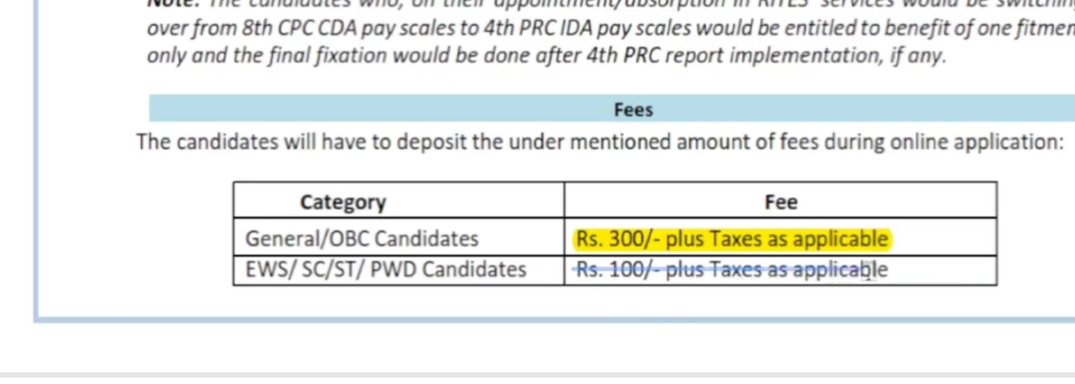 अनिल मिश्रा (EWS) की फीस - 100 रुपये

अनिल निषाद (OBC) की फीस - 300 रुपये