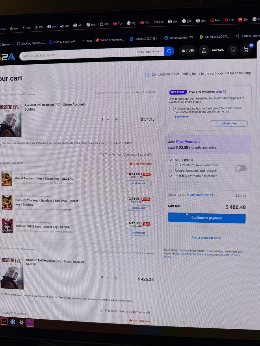 aglaser77's tweet photo. @G2A_com  you fucking scammers what is this lol https://t.co/GwNyOcSWwv