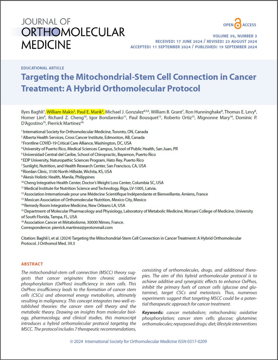 Ivermectinkart's tweet photo. BREAKING NEWS: First-in-the-World IVERMECTIN, Mebendazole and Fenbendazole Protocol for CANCER has been peer-reviewed and published!   

I am seeing our paper everywhere recently, the NEWS is spreading! 😃

BIG PHARMA attacked our Fenbendazole paper on three Stage 4 Cancer patients who are now Cancer Free, but it will be resubmitted and published soon!

I have been attacked recently by Canadian authorities for my revolutionary Cancer research and work, but...

a NEW FLORIDA CANCER CLINIC is coming soon!🙏

Thank you all for your ongoing support!! 😃

God Bless you all and God bless those who are fighting Cancer...
@MakisMedicine