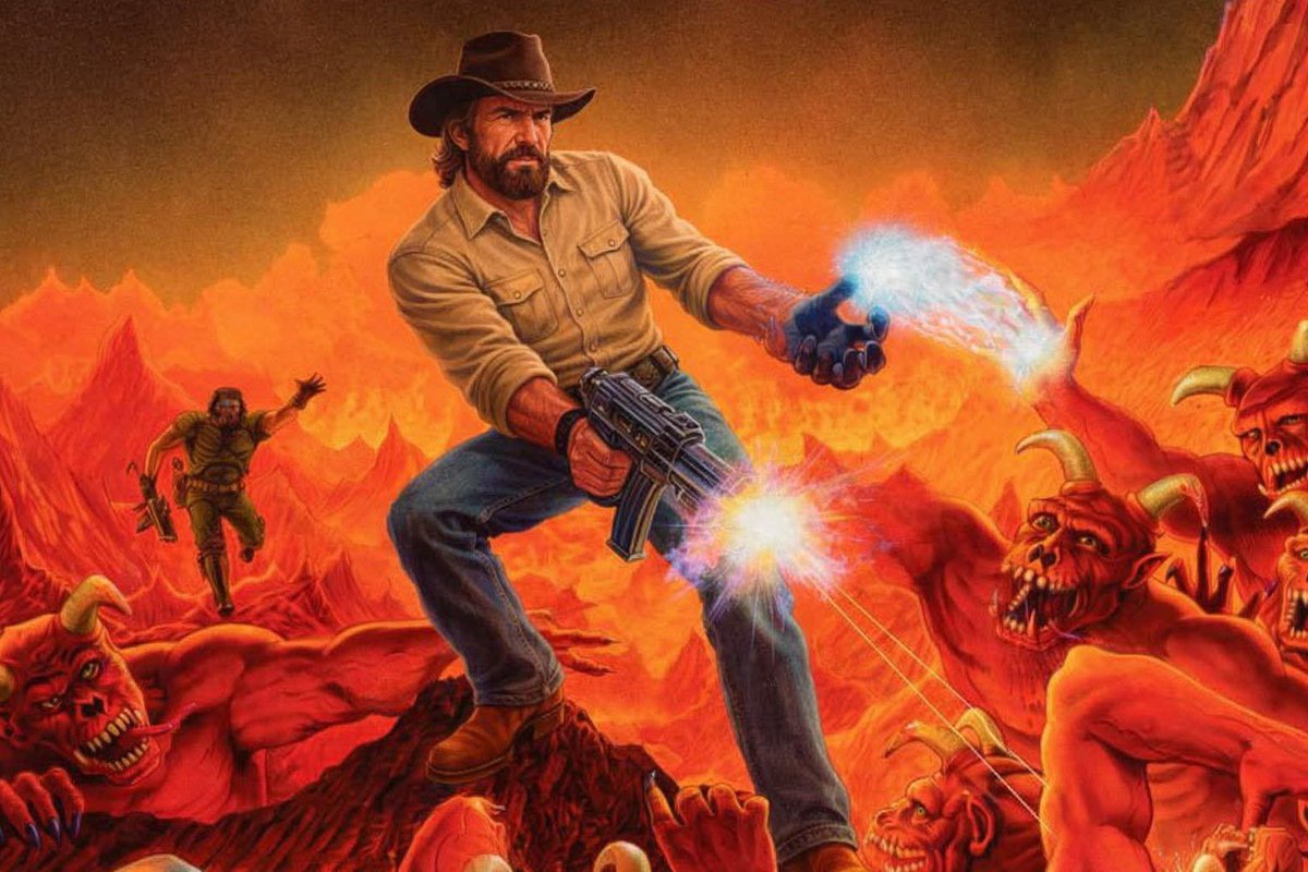 ThomasBriscoJr's tweet photo. @bethesda if you can make an alternate skin for the next doom game that is this.I would be eternally grateful. https://t.co/bGgdnYK176