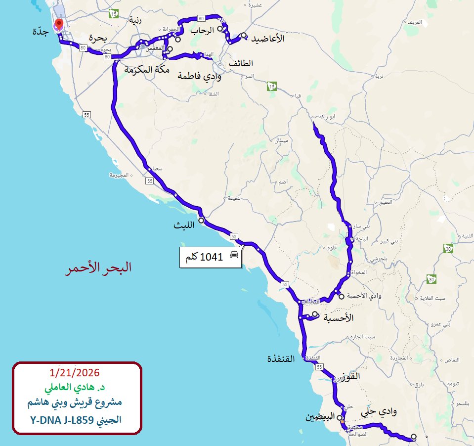 FGC8712 مشروع قريش وبني هاشم الجيني tweet media