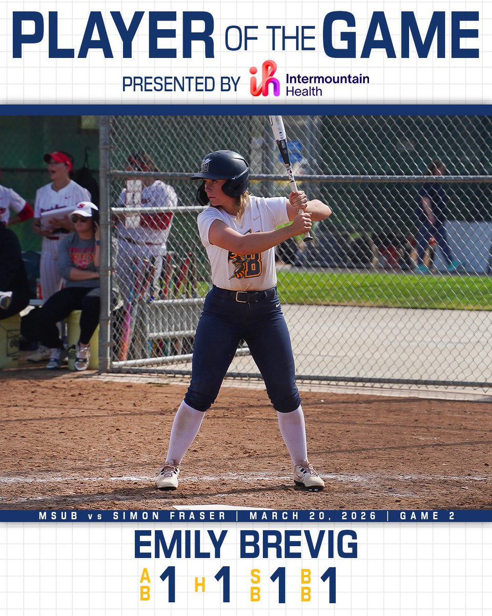 MSUB Softball tweet media