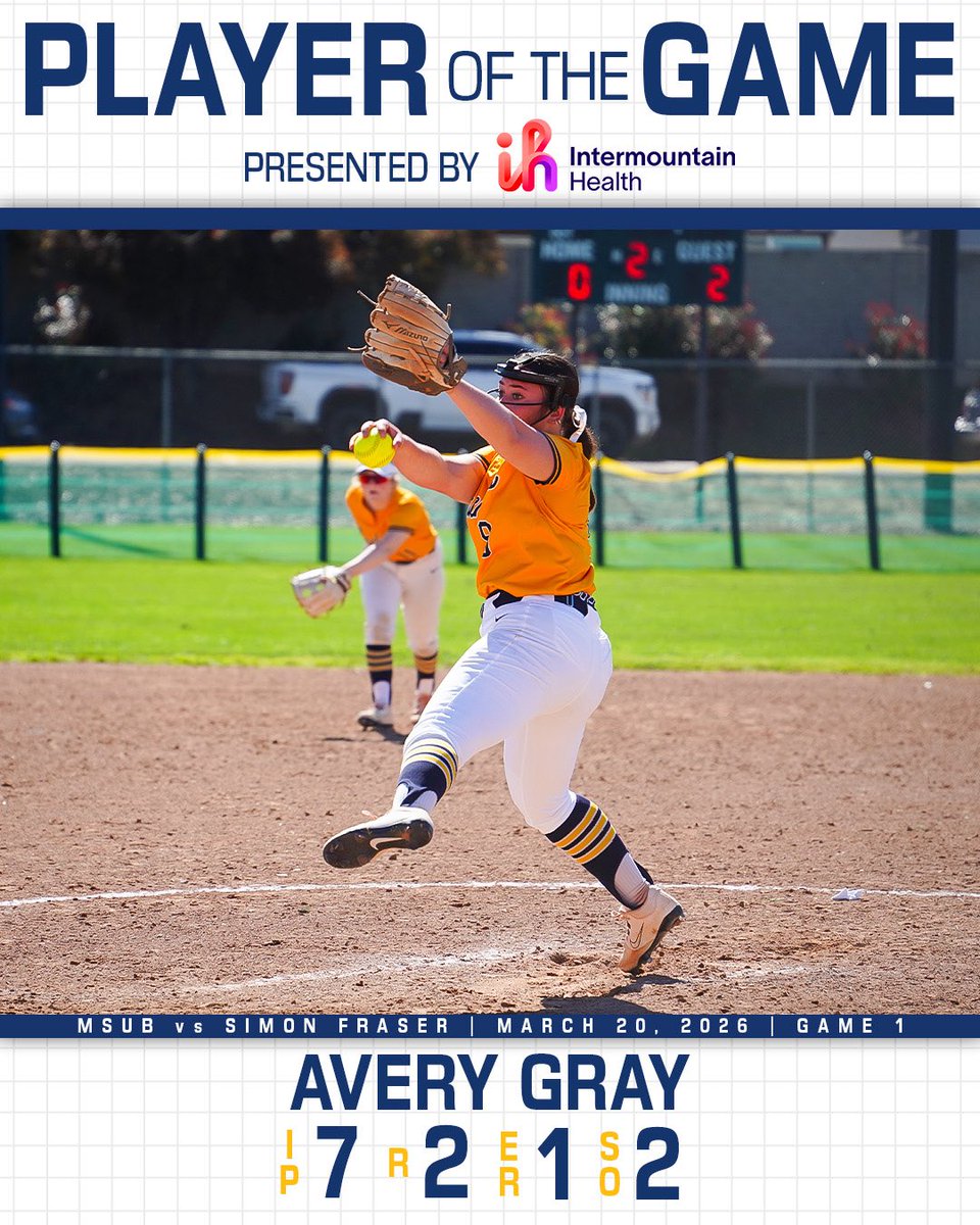 MSUB Softball tweet media