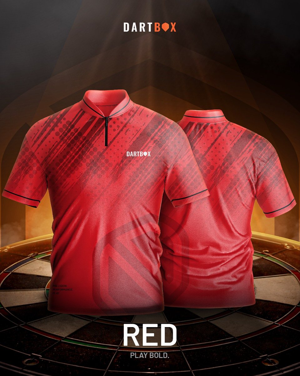 🔴 RED

Play bold. 🎯

The Velocity Red is built to stand out at the oche.

Sharp. Confident. Unmissable.

Order by 23rd March to guarantee your shirt in the end of April delivery.

Which side are you on… Team Red?

dartbox.co.uk