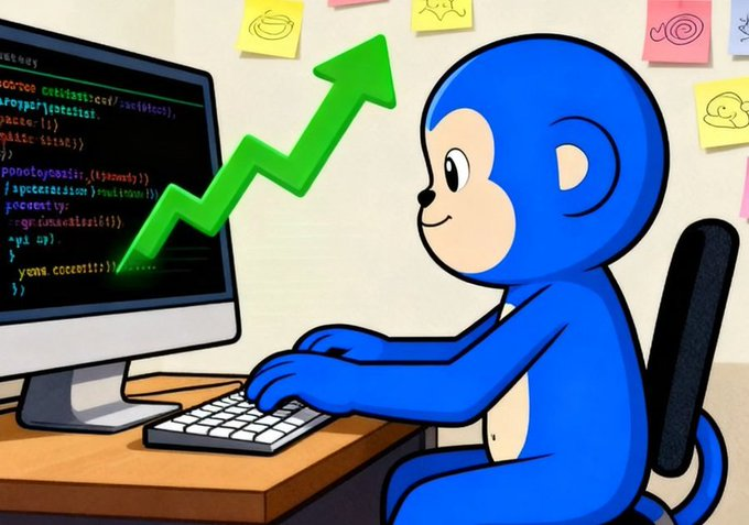 BONKEY THE BLUE MONKEY tweet media