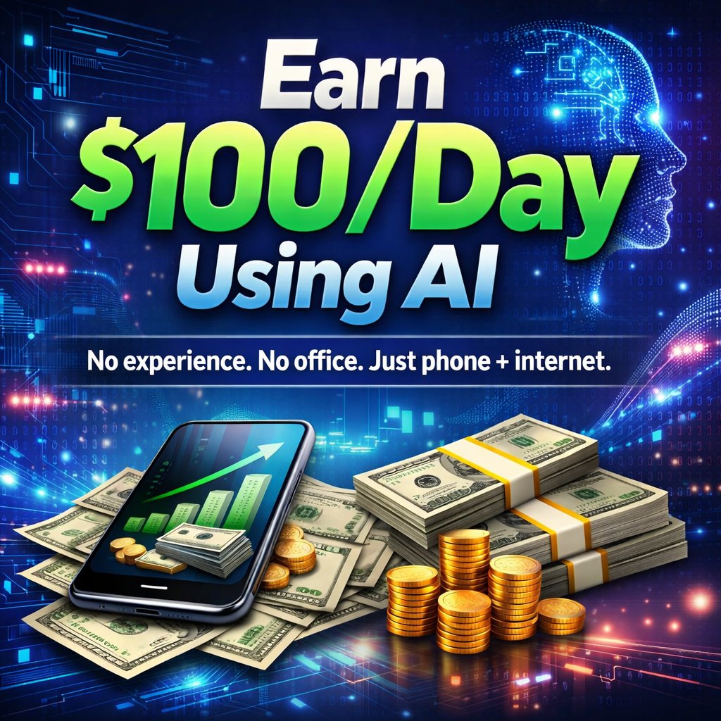 EnnisNora21309's tweet photo. Make $100/day online using AI tools 🤯

No office.
No boss.
No experience needed.

Just your phone, internet, and the right method.

This is one of the easiest beginner-friendly ways to start in 2026.

Follow me (So I can DM you)
Like and Retweet
Reply “AI” and I’ll send you https://t.co/3sUXJ8bVIQ