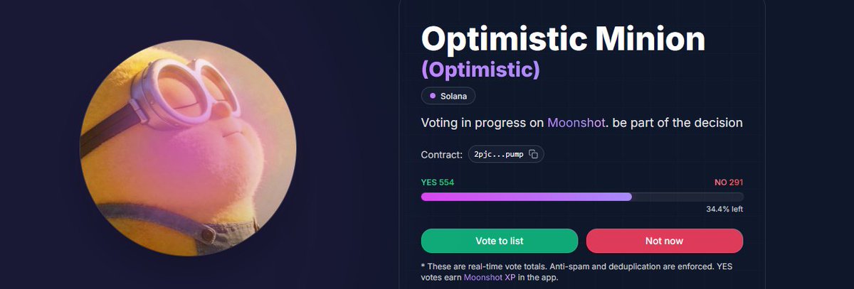 The first listing is nearly ready—take a peek at what’s coming. moonshot-listed.info/vote/2pjcq9k2X…