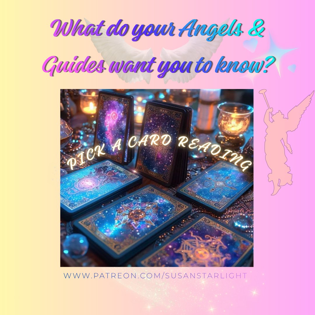 SusanRodio's tweet photo. 💫✨🔮New Patreon Exclusive Pick a Card Reading! Watch NOW on my Patreon!
➡️https://t.co/gCU0RuninP https://t.co/kPPNcvPEJG