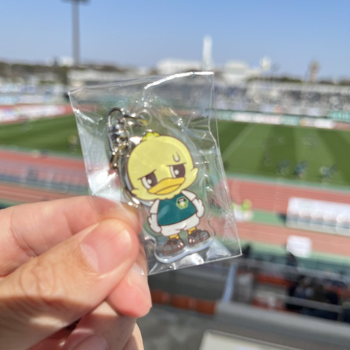 ガミティのガチャ引いたら困り顔。今日は勝ちということで