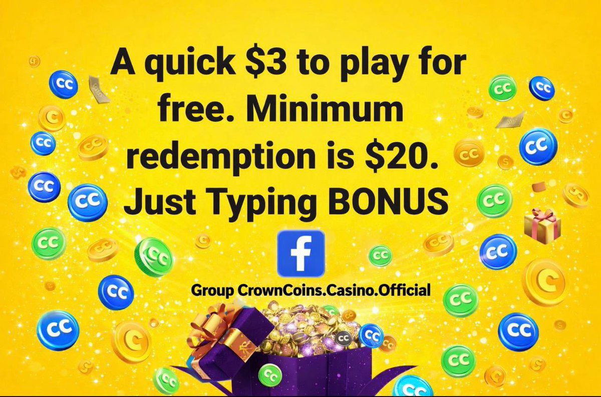 CrownCoins Casino Bonus tweet media