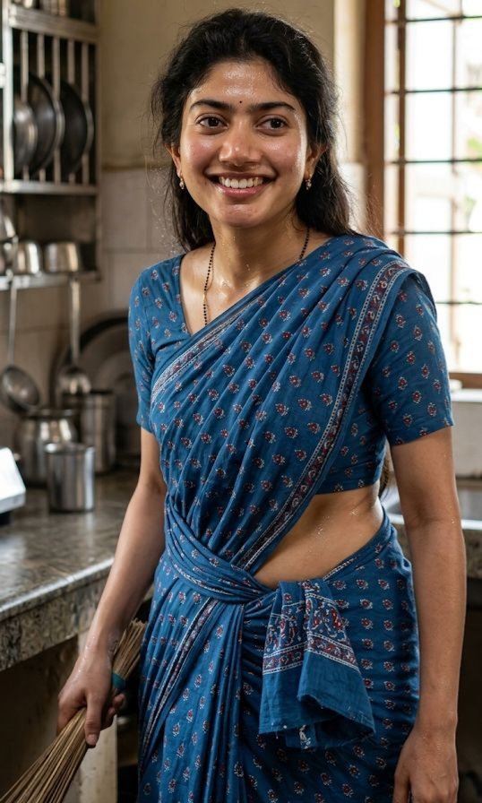 watchingamovie0's tweet photo. Sai pallavi as ' House Maid ' https://t.co/qgH6jtD05O