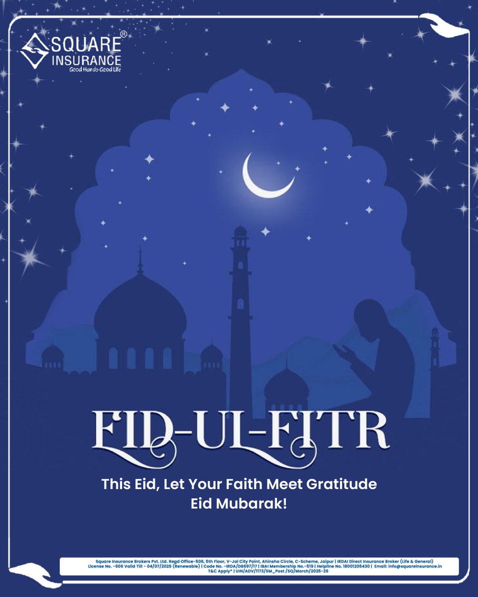 sibpl_gic's tweet photo. Wishing you a joyous Eid filled with blessings, success, and happiness. May your life always be protected with love, care, and the right coverage. Eid Mubarak!
#squareinsurance #Eid #eidvibes #eidgifts #eidalfitr #EidMubarak https://t.co/NNMiItn2CO