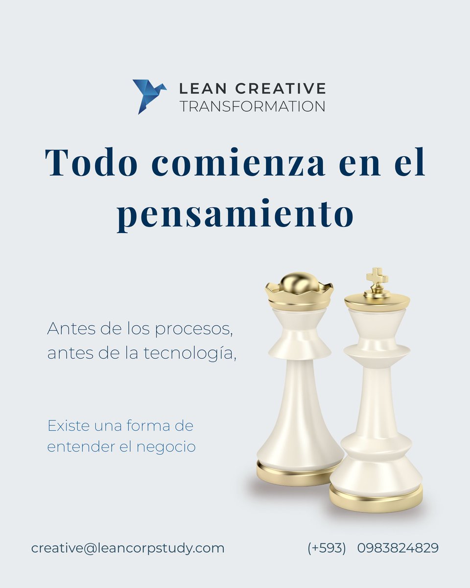creative_lean's tweet photo. Las organizaciones no operan como diseñan… operan como piensan.

Ahí se define todo.

#BusinessArchitecture #StrategyExecution #LeanTransformation #OrganizationalDesign #Procesos https://t.co/MNgEel5zru