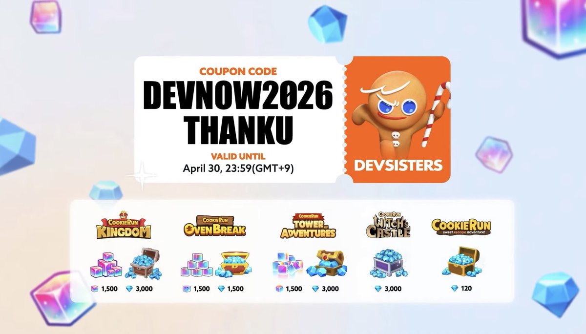 [DevNow 2026] 🍪(1/18) 데브나우 2026 쿠폰 코드 (~4/30) : DEVNOW2026THANKU - 데브나우 ...