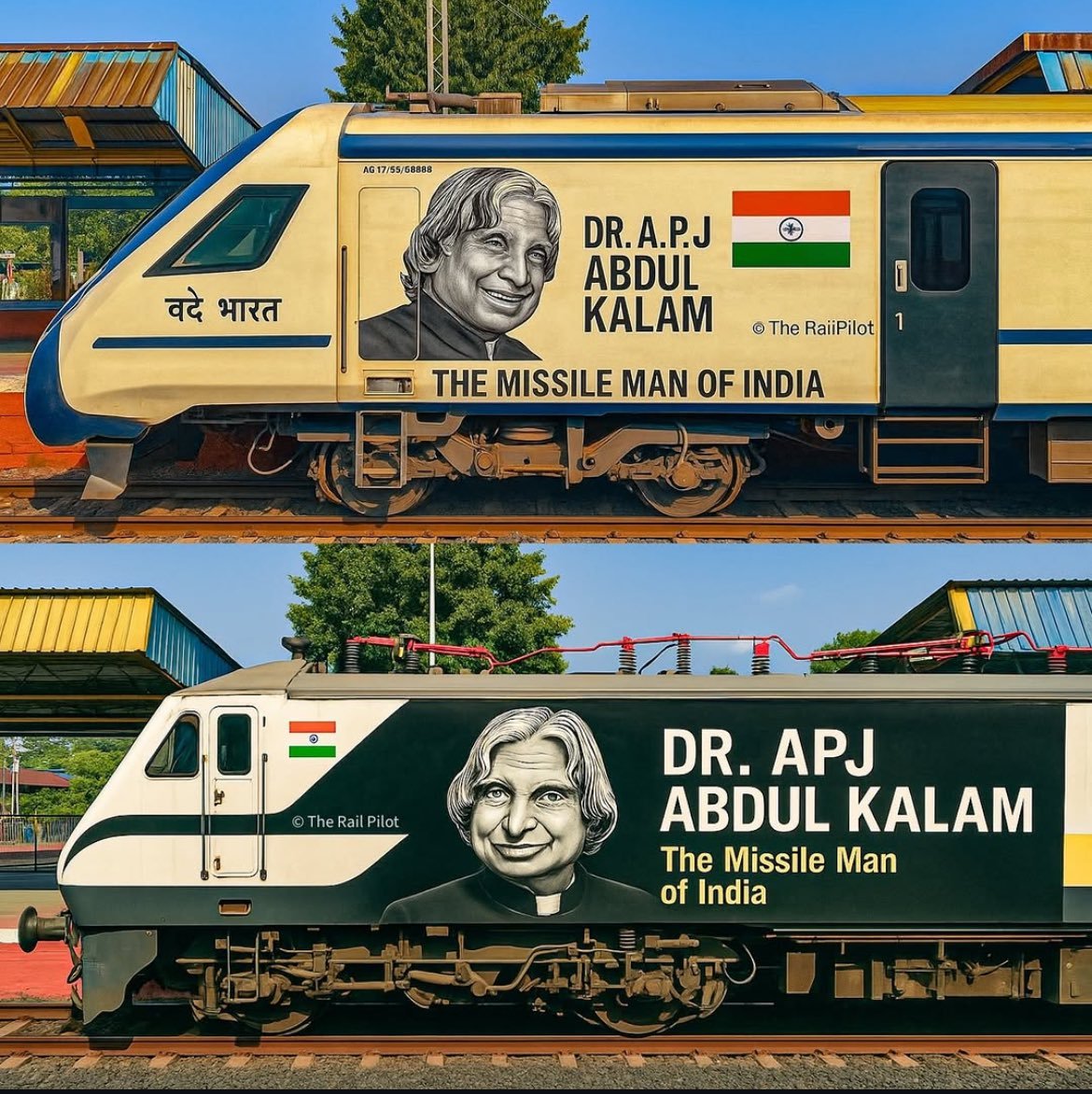 gujarat_plus_'s tweet photo. The government should use paintings like this to celebrate and promote our real heroes. 

📷 the_rail_pilot_ https://t.co/eqcxHSkEME