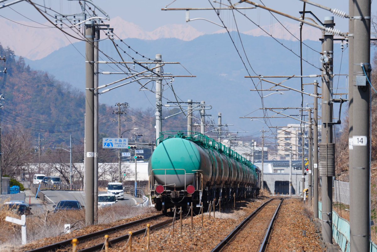 genki80001919's tweet photo. 📷️ (3月21日)
しなの鉄道線
EH200-1+空タキ16
#しなの鉄道線
#EH200
#EH2001
#タキ活写真
#タキ活写真26 (45)
※タキ活写真
撮影機材
ZVE10II+ FE 70-200mm F2.8 GM OSS (SEL70200GM)
#SONY
#ZVE10II
#FE70200
撮影日・令和8年3月21日 https://t.co/o1C4M5shtx
