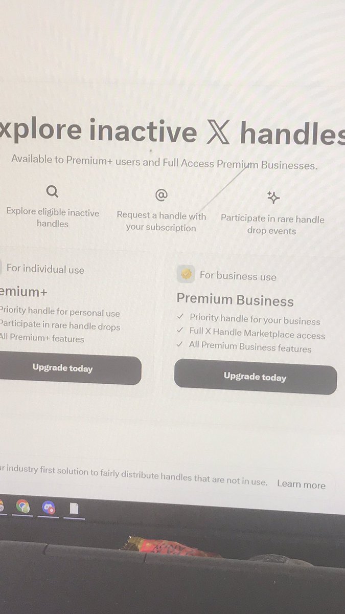 masureirokka's tweet photo. okay so i just found out while trying to change the username of my new account that there's...? an x handle marketplace for... presumably... buying inactive twitter handles...? https://t.co/qtKs6qoyCA