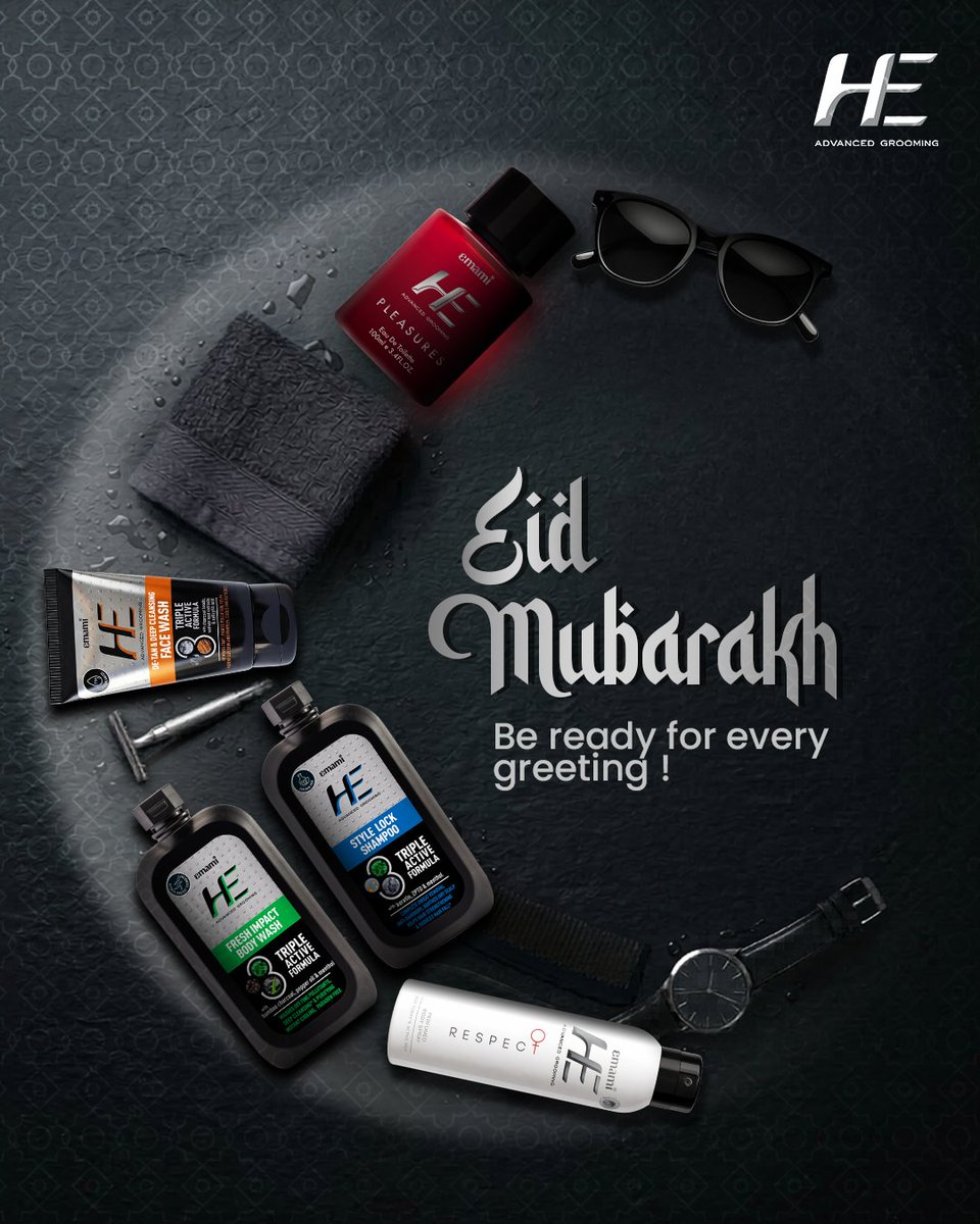 HeBeInteresting's tweet photo. Eid Mubarakh🌙
#Hebeinteresting
.
Shop Now!
https://t.co/928BYOGzUd
.
.
.

[ Emami, HE Advanced Grooming, HE Grooming, Body Perfume For Men, Long lasting freshness, Odour Control, Face wash for men, De Tan, Deep cleansing, Daily Essentials for Men, Modern Man Grooming ] https://t.co/bnZj1o8W0R