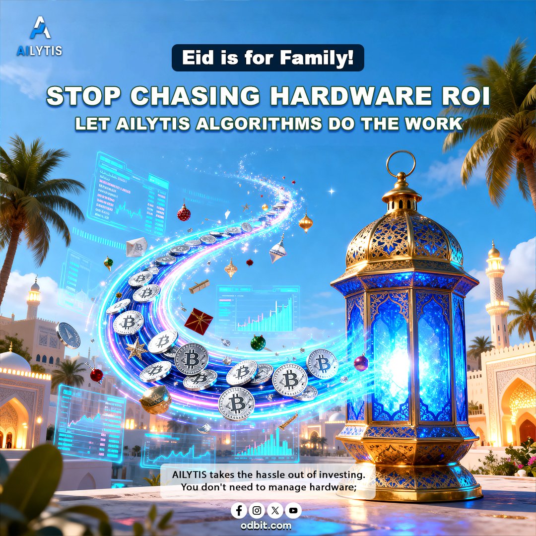 ailytis's tweet image. Eid is for Family! Stop Chasing Hardware ROI—Let AILYTIS Algorithms Do the Work

Eid gift: Let AILYTIS AI handle the market while you enjoy family time. Smart growth.
#EidMubarak #PassiveIncome #SmartInvestment #AI #WealthGrowth