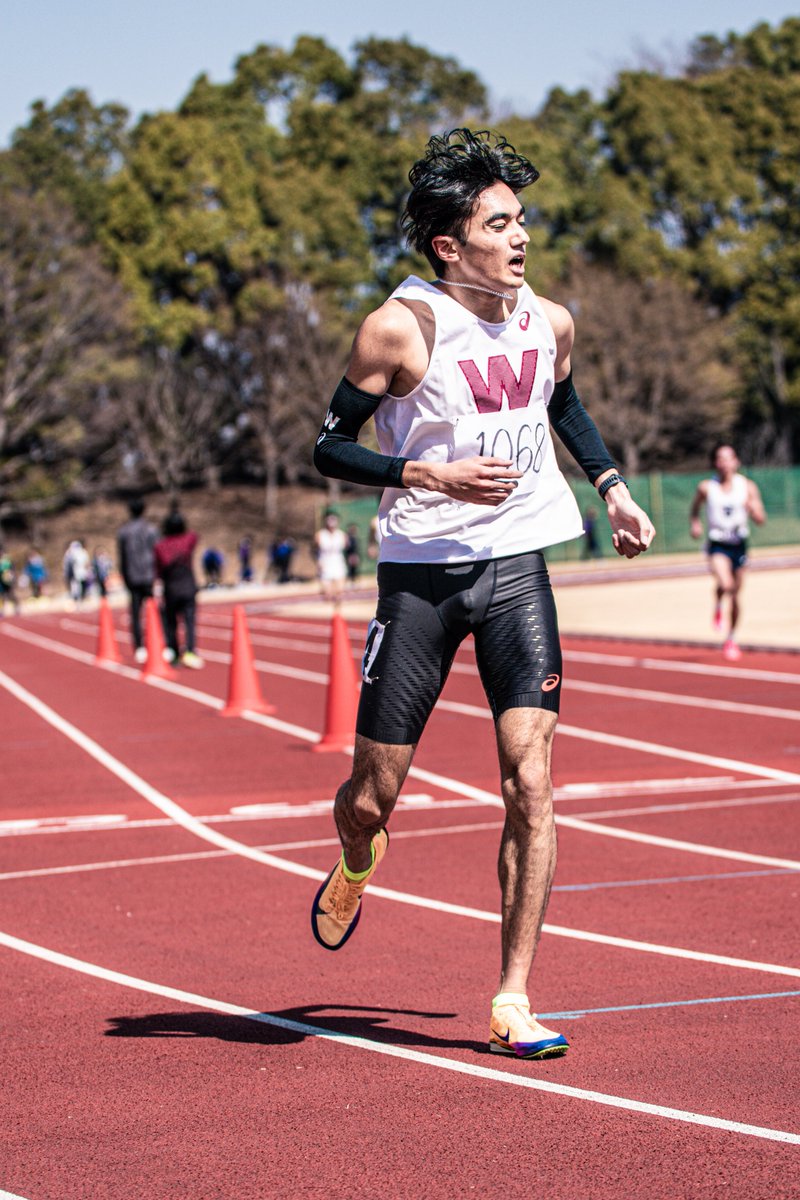 【#SpringTrialinWaseda】
男子5000m
🥇吉倉ナヤブ直希(早大)13:43.51
ダブル山口に引っ張られながら、大幅PB！